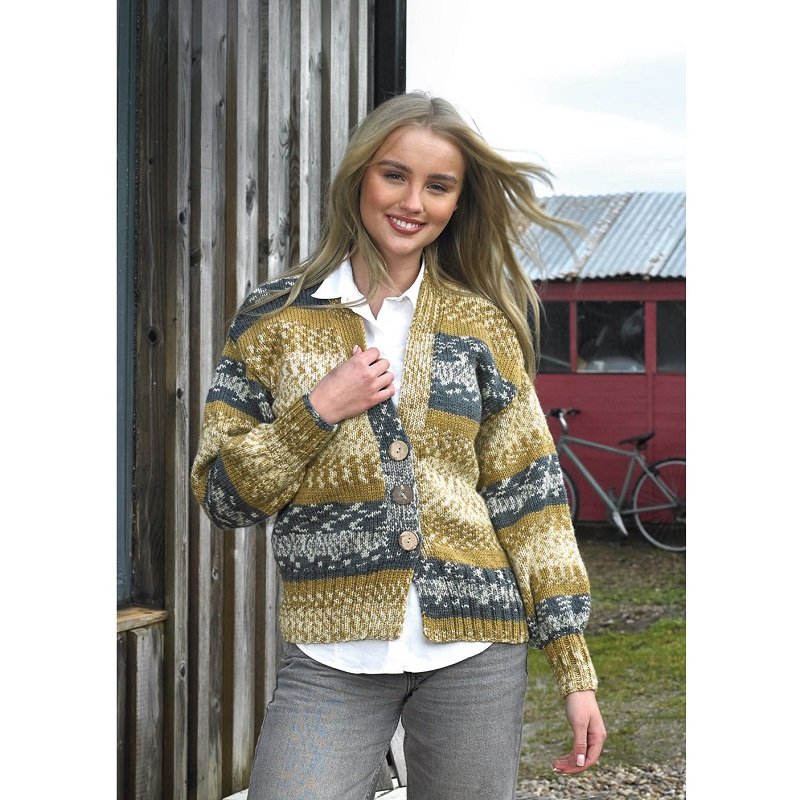 James C Brett Cardigan Knitting Pattern Leaflet JB915
