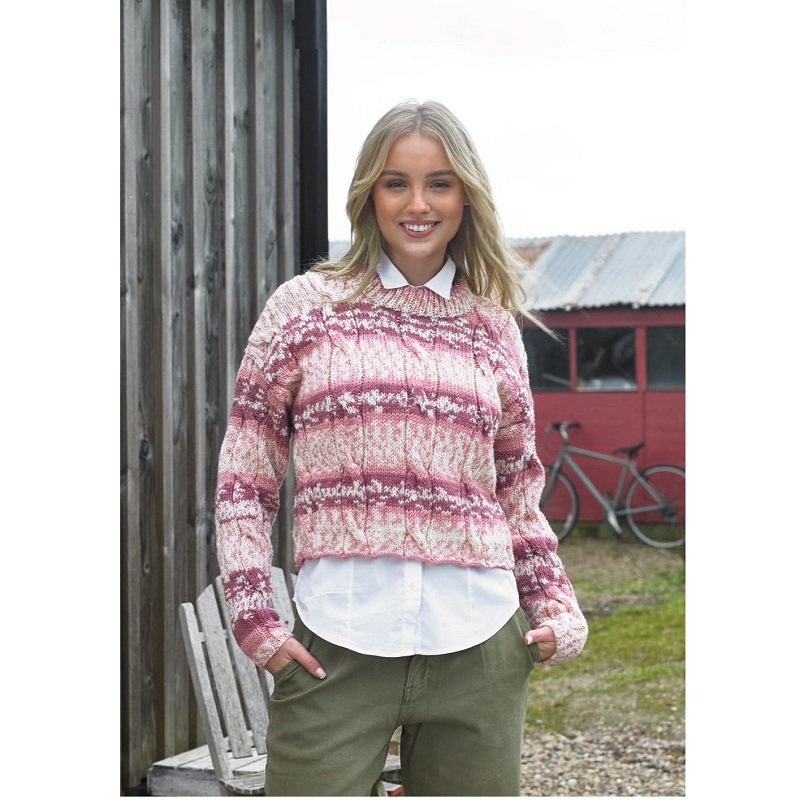 James C Brett Sweaters Knitting Pattern Leaflet JB916