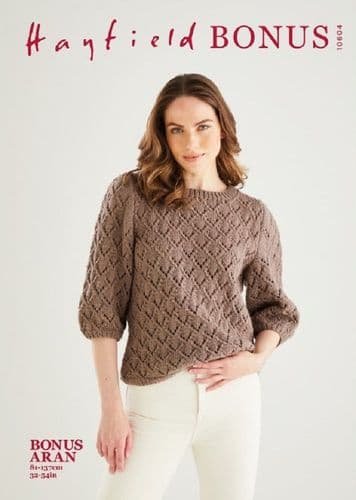 Hayfield Top Knitting Pattern Leaflet 10604