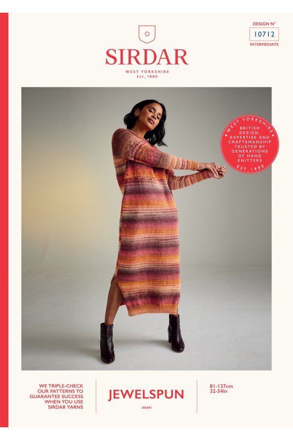 Sirdar Dress Knitting Pattern Leaflet 10712