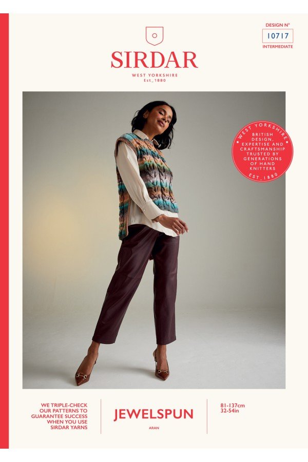Sirdar Tunic Knitting Pattern Leaflet 10717