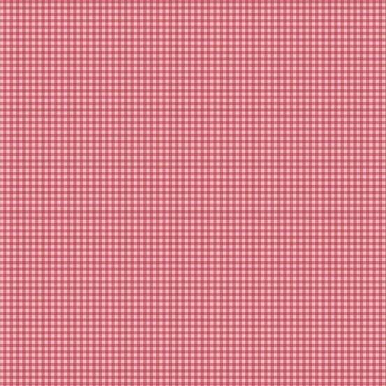Makower Petite Fleur Gingham Pink 188/P Patchwork & Quilting Fabric