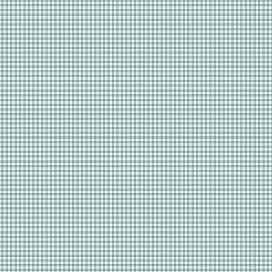 Makower Little Ones Gingham Teal 188/T Patchwork & Quilting Fabric