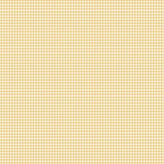 Makower Little Ones Gingham Yellow 188/Y Patchwork & Quilting Fabric