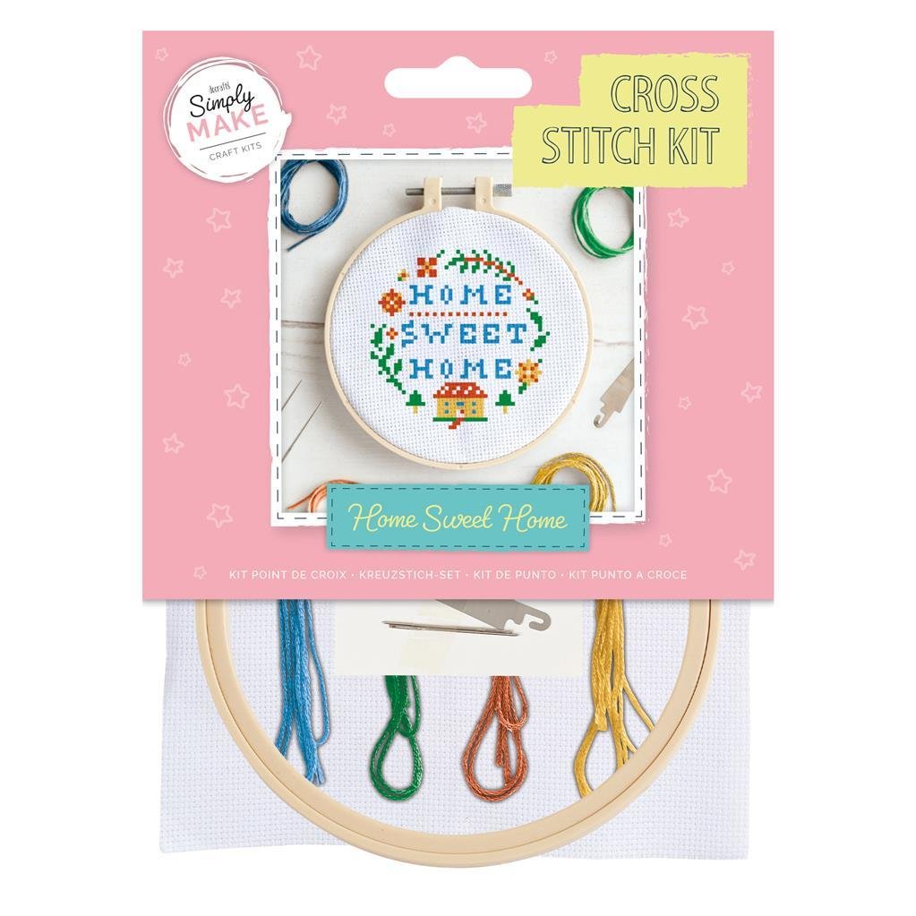 Simply Make – Cross Stitch Kit – Home Sweet Home