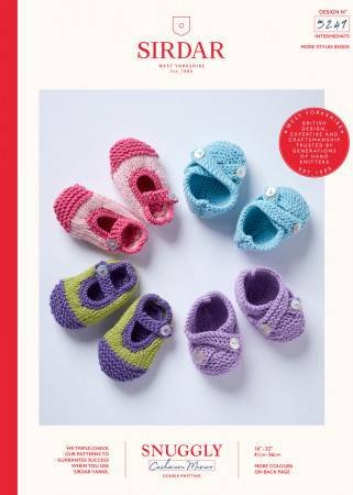 Sirdar Shoes Knitting Pattern Leaflet 5249