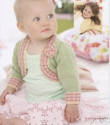 Sirdar Bolero Knitting Pattern Leaflet 1763