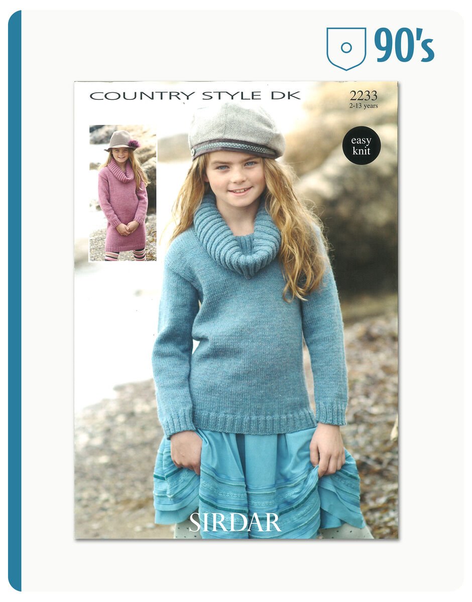 Sirdar Sweater Knitting Pattern Leaflet 2233