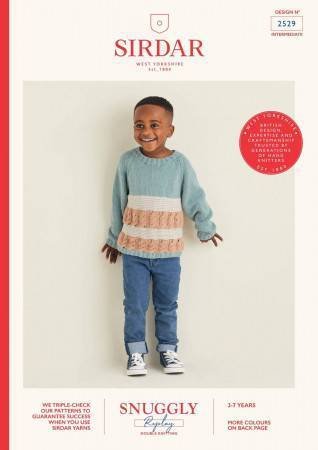 Sirdar Sweater Knitting Pattern Leaflet 2529