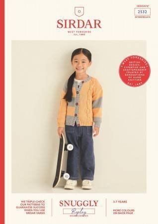 Sirdar Cardigan Knitting Pattern Leaflet 2532
