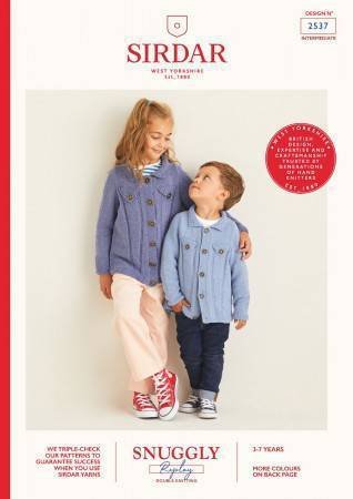 Sirdar Jacket Knitting Pattern Leaflet 2537