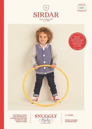 Sirdar Jacket Knitting Pattern Leaflet 2541