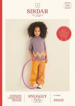 Sirdar Sweater Knitting Pattern Leaflet 2545