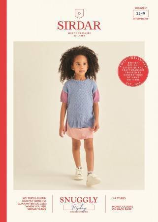 Sirdar Tunic Knitting Pattern Leaflet 2549