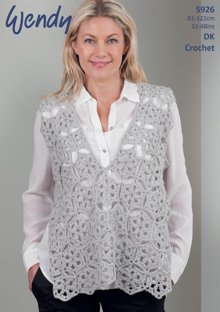 Wendy Top Crochet Pattern Leaflet 5926