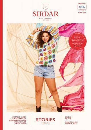 Sirdar Sweater Crochet Pattern Leaflet 10527