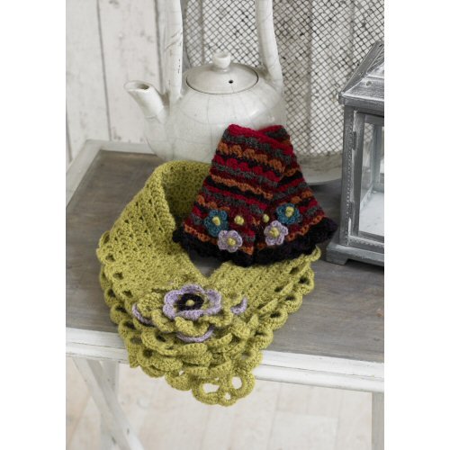 Stylecraft Scarf & Mittens Crochet Pattern Leaflet 9098