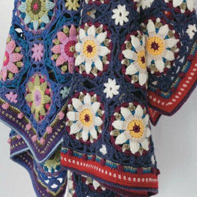 Janie Crow Summer Palace Blanket Crochet Pattern Leaflet
