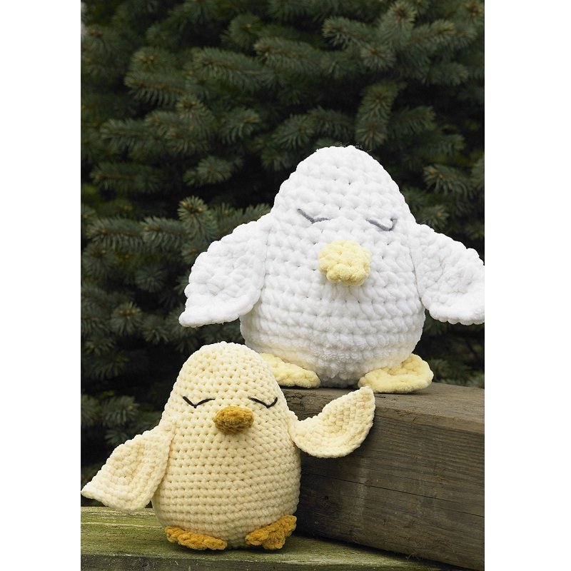 James C Brett Eggbert & Chuckles Chicks Crochet Pattern Leaflet JB931