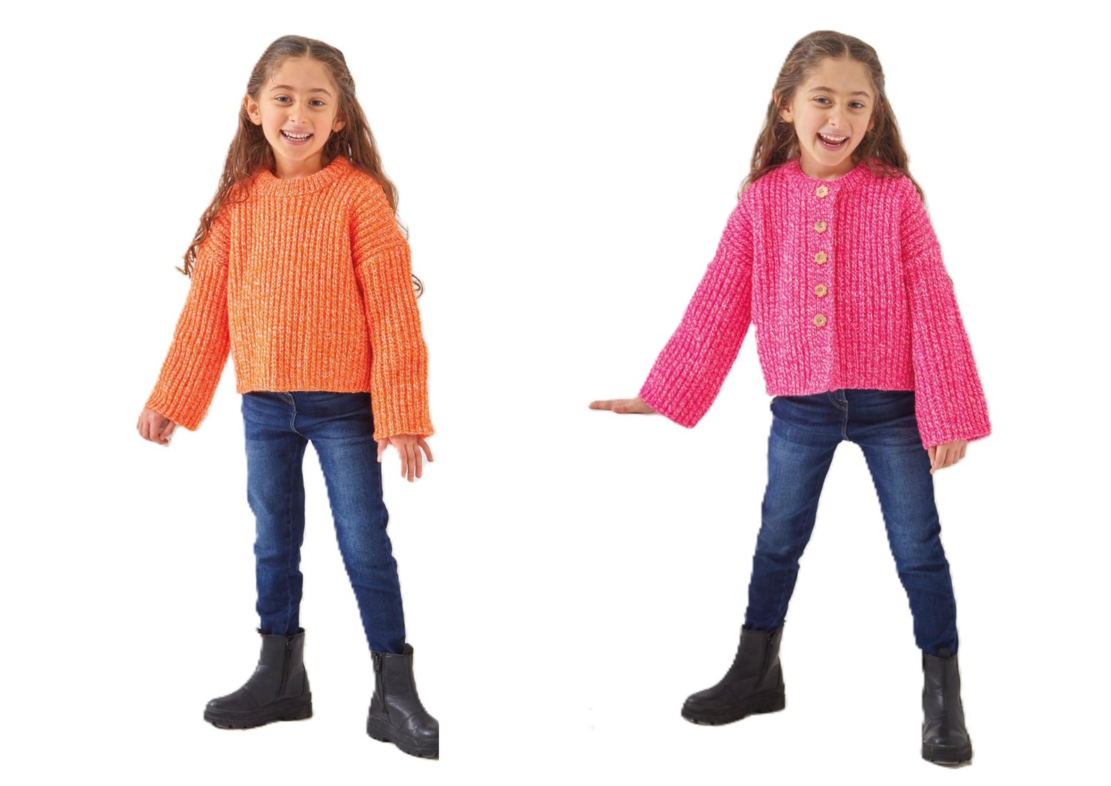 King Cole Cardigan and Sweater Knitting Pattern Leaflet 6133