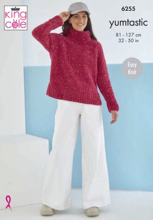 King Cole Sweaters Knitting Pattern Leaflet 6255