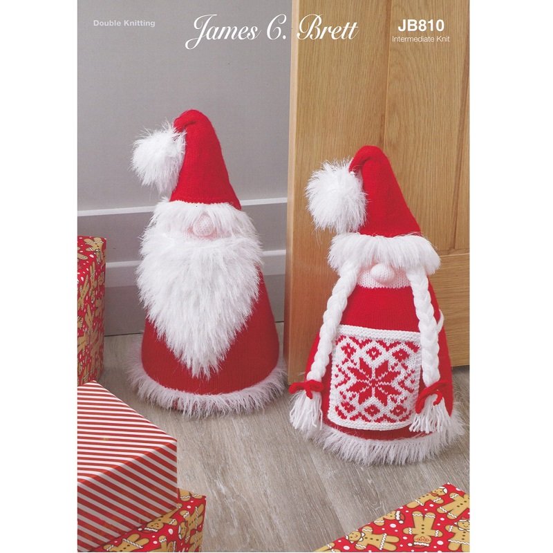 James C Brett Gonk Doorstops Knitting Pattern Leaflet JB810