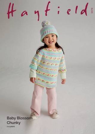 Hayfield Poncho and Hat Knitting Pattern Leaflet 5570
