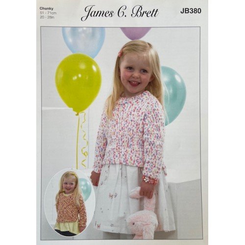 James C Brett Sweaters Knitting Pattern Leaflet JB380