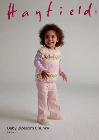 Hayfield Vest Knitting Pattern Leaflet 5571