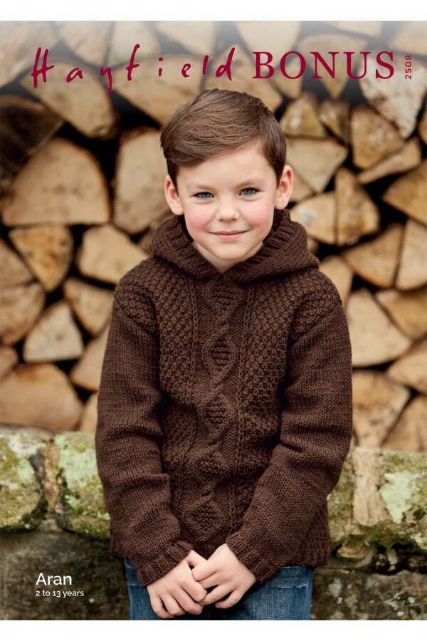 Hayfield Sweater Knitting Pattern Leaflet 2508