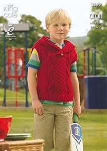 King Cole Sweater and Pullover Knitting Pattern Leaflet 3599