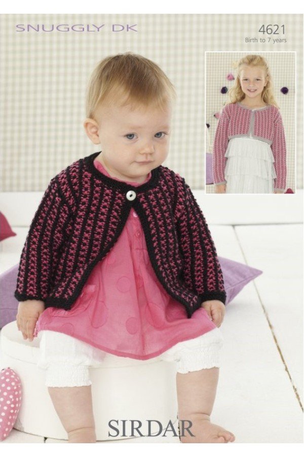 Sirdar Cardigans Knitting Pattern Leaflet 4621