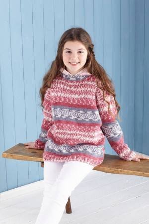 King Cole Sweater and Hoodie Knitting Pattern Leaflet 5650