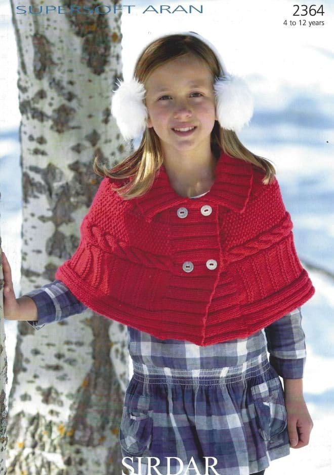 sirdar-supersoft-aran-2364-cape-knitting-pattern-13646-p