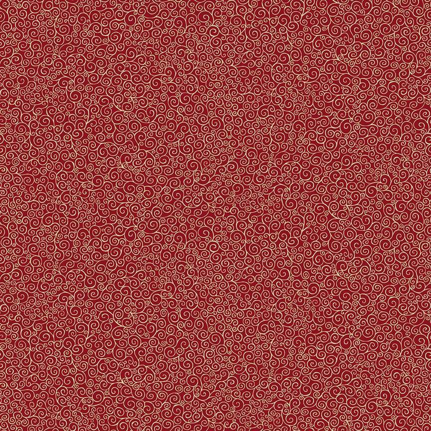 Makower Good Tidings Scroll 109/R Patchwork & Quilting Fabric 4 Makower Good Tidings Scroll 109/R Patchwork & Quilting Fabric