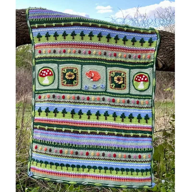 King Cole Woodland Wonders Crochet Along Blanket