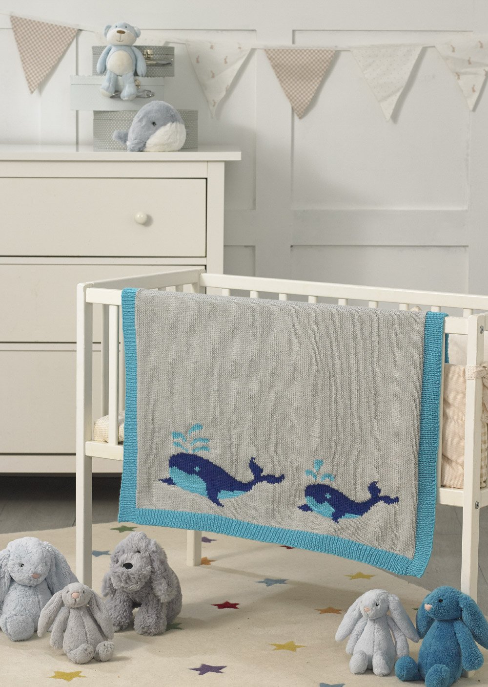 James C Brett Blanket Knitting Pattern Leaflet JB909