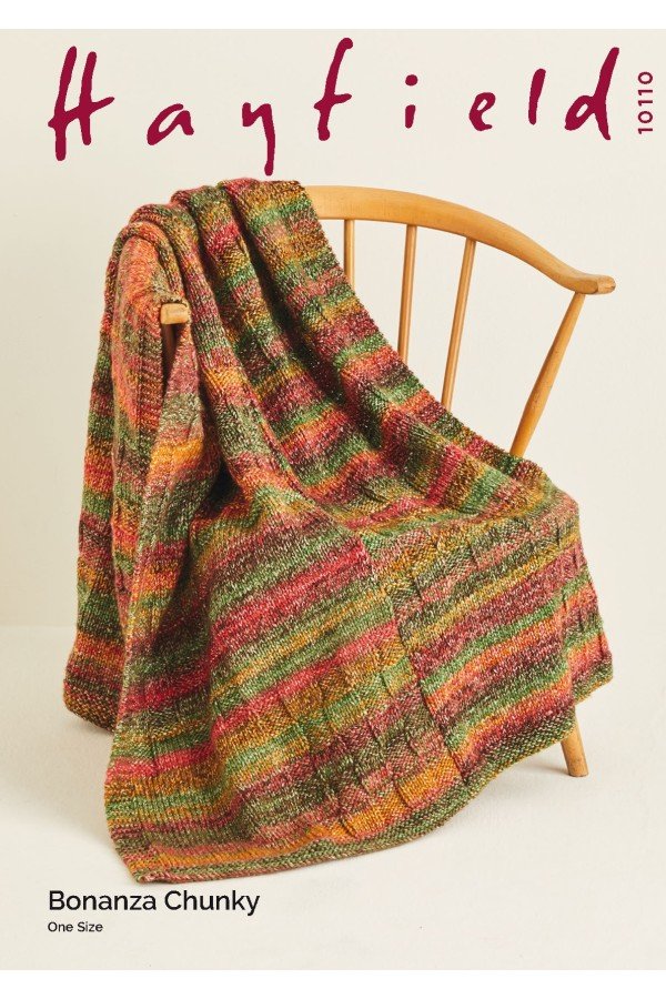 Hayfield Throw Knitting Pattern Leaflet 10110H/S 6 sr_10110_0_1