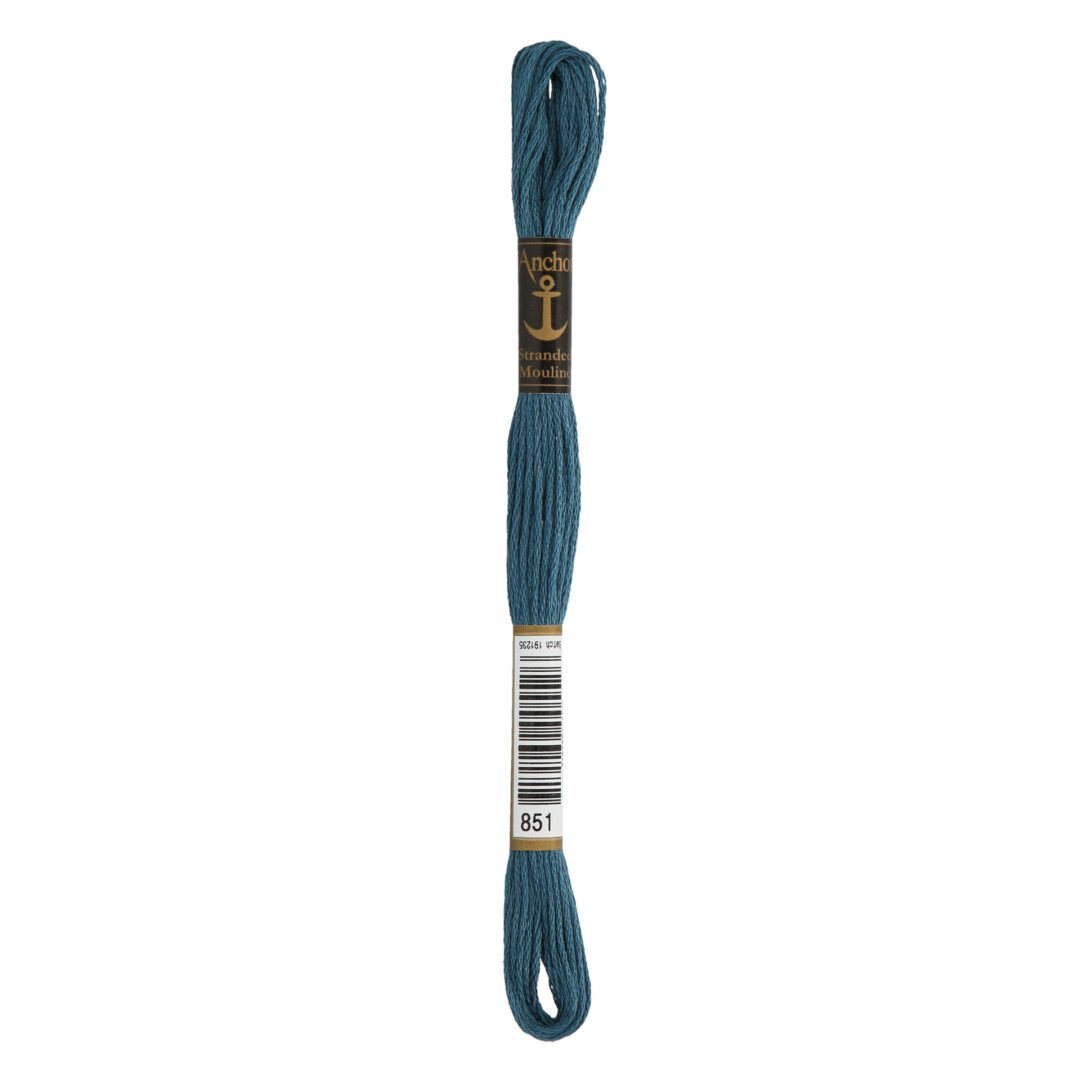 Anchor Stranded Cotton 0851 – Blue Mist Dark