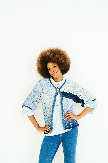 Stylecraft Up and Over Jackets Crochet Pattern Leaflet 10184