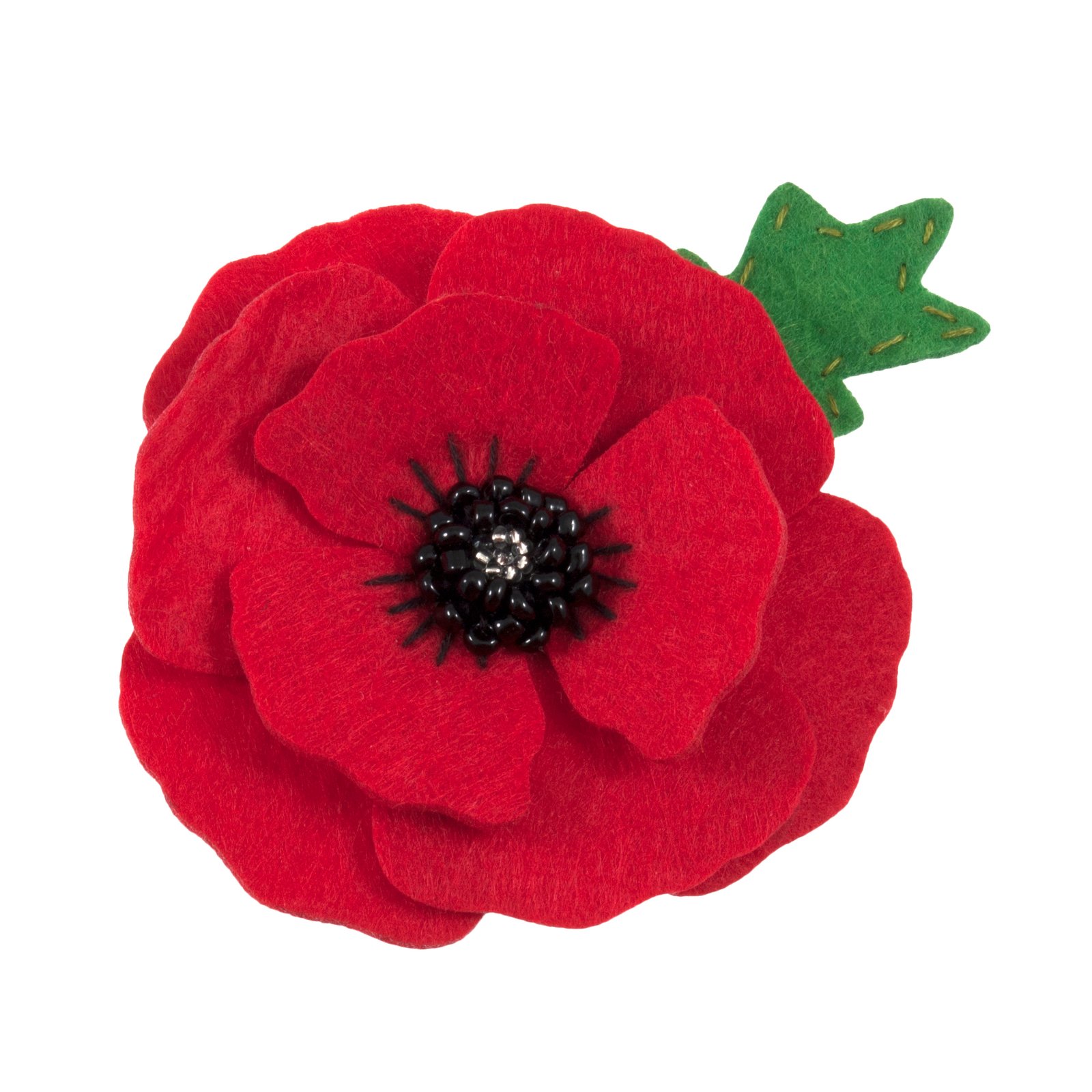 Trimits Felt Decoration Kit Poppy Brooch 6 GCK055-CRA
