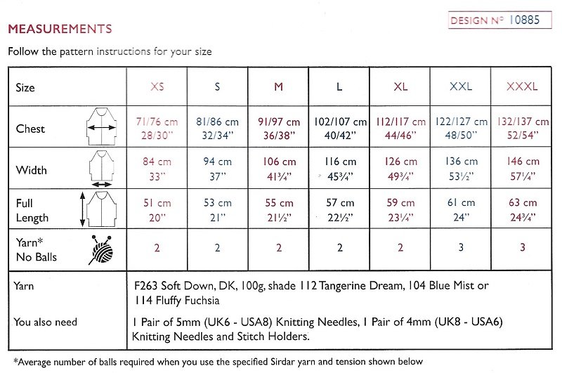 Sirdar-10885-Instructions