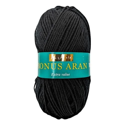 Hayfield Bonus Super Aran 100g – Black – 965