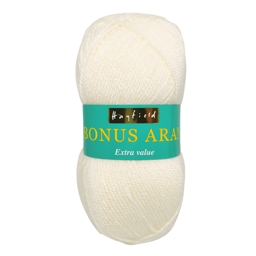 Hayfield Bonus Super Aran 100g – White – 812