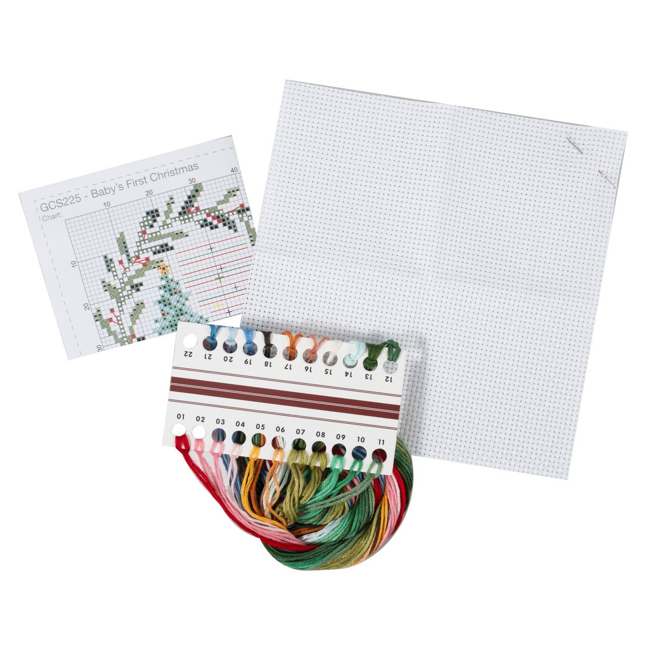 Trimits Counted Cross Stitch Kit Baby 1st Xmas 7 GCS225-UPK__57686