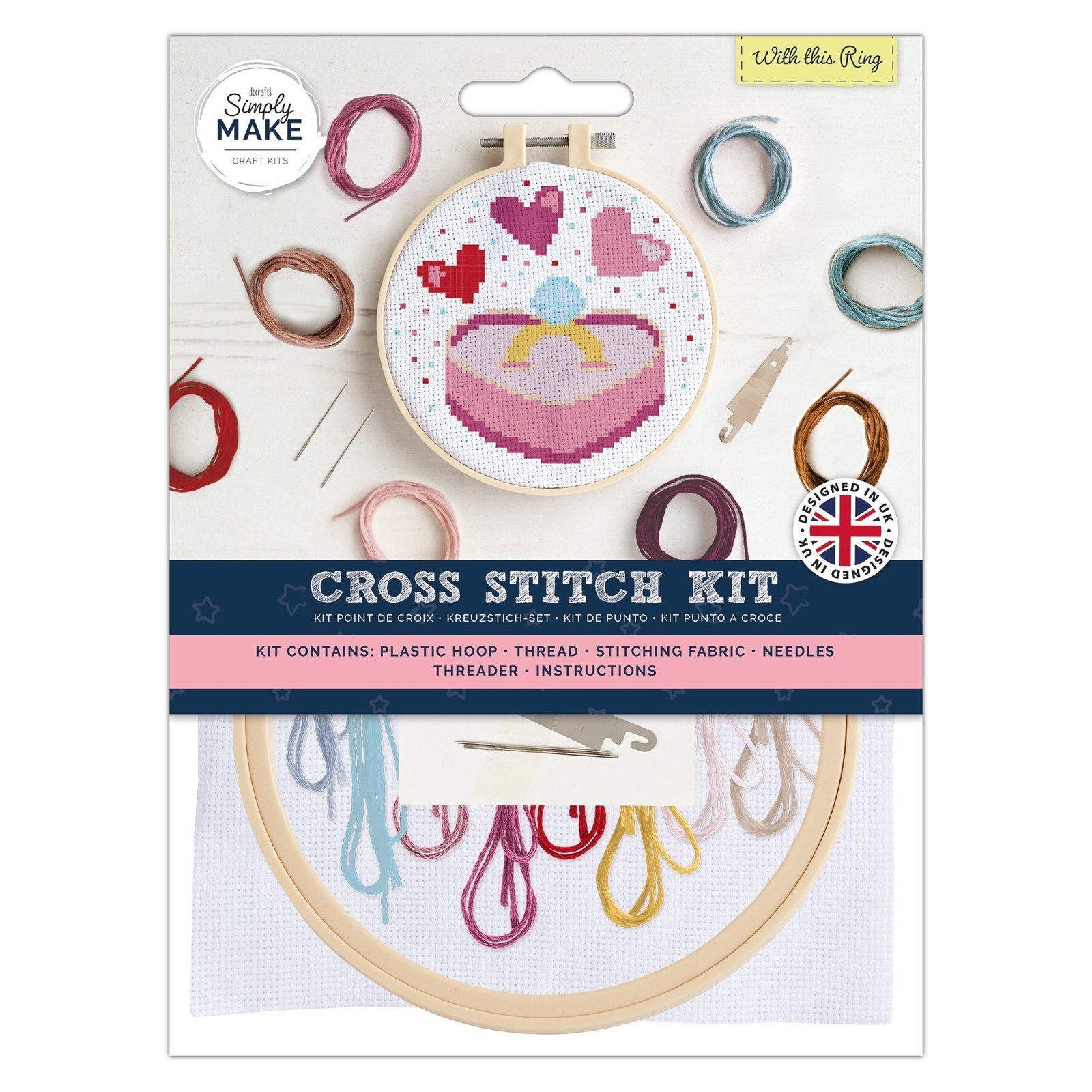 Simply Make Cross Stitch Kit With This Ring 4 dsm-106263