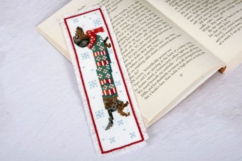 Trimits Counted Cross Stitch Kit Silly Sausage Bookmark 7 silly-sausage-bookmark-cross-stitch-kit-(2)-293867-dv-p