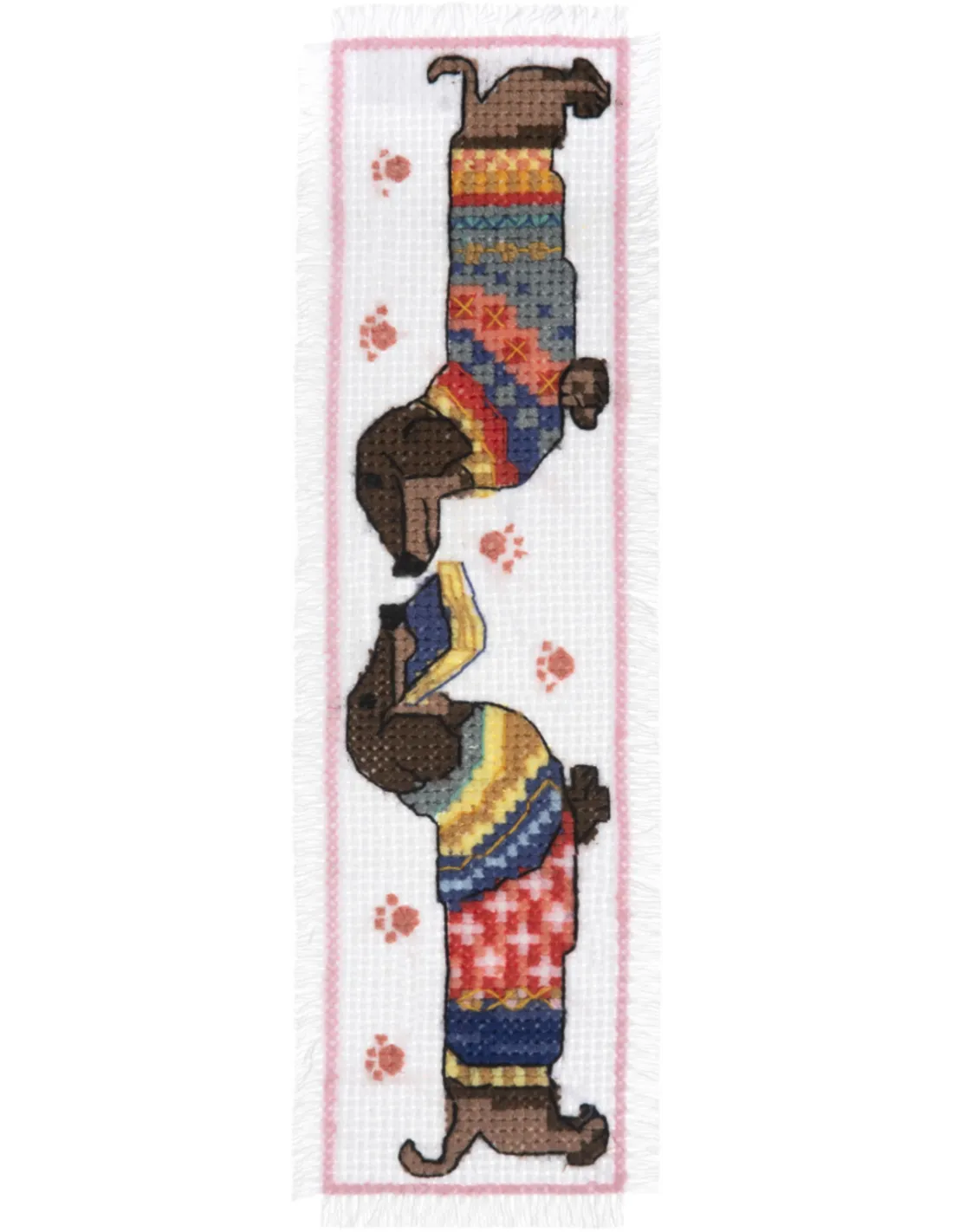Trimits Counted Cross Stitch Kit Dachshund in Jumper 6 trimits-kruissteekpakket-bladwijzer-teckel-in-trui (2)