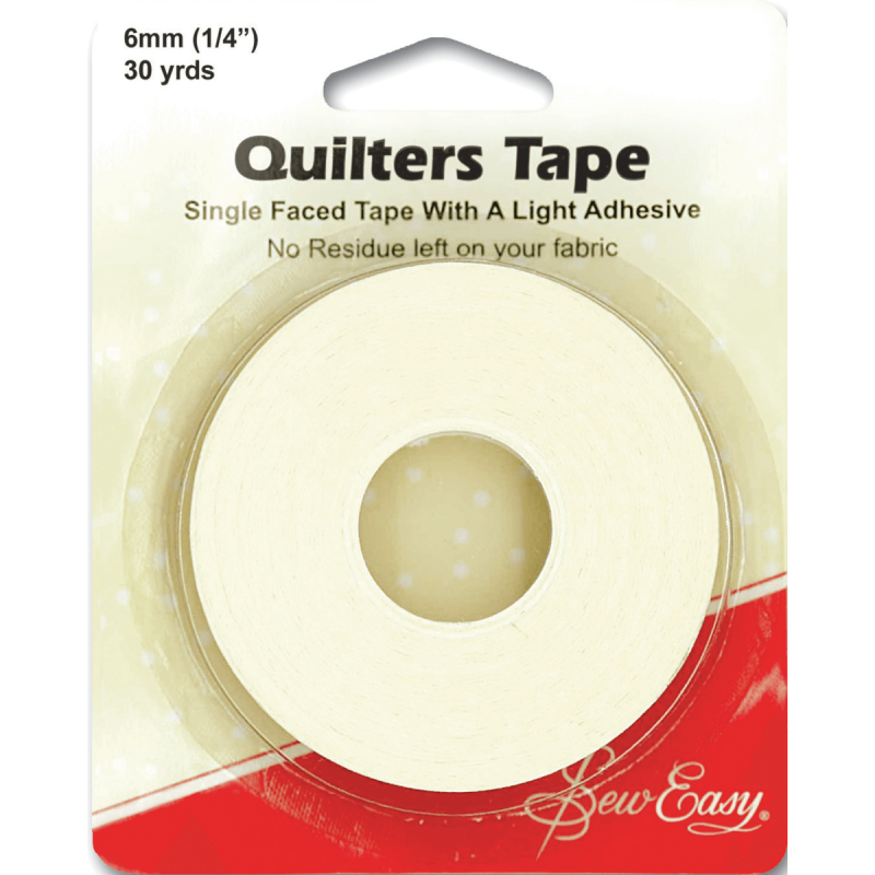 Sew Easy 27m x 6mm Quilters Single Faced Tape