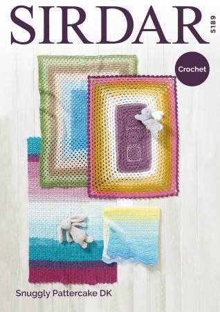 Sirdar Blankets Crochet Pattern Leaflet 5189H